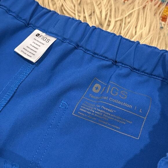 Figs scrub pants size large blue 1683 - Picture 2 of 5